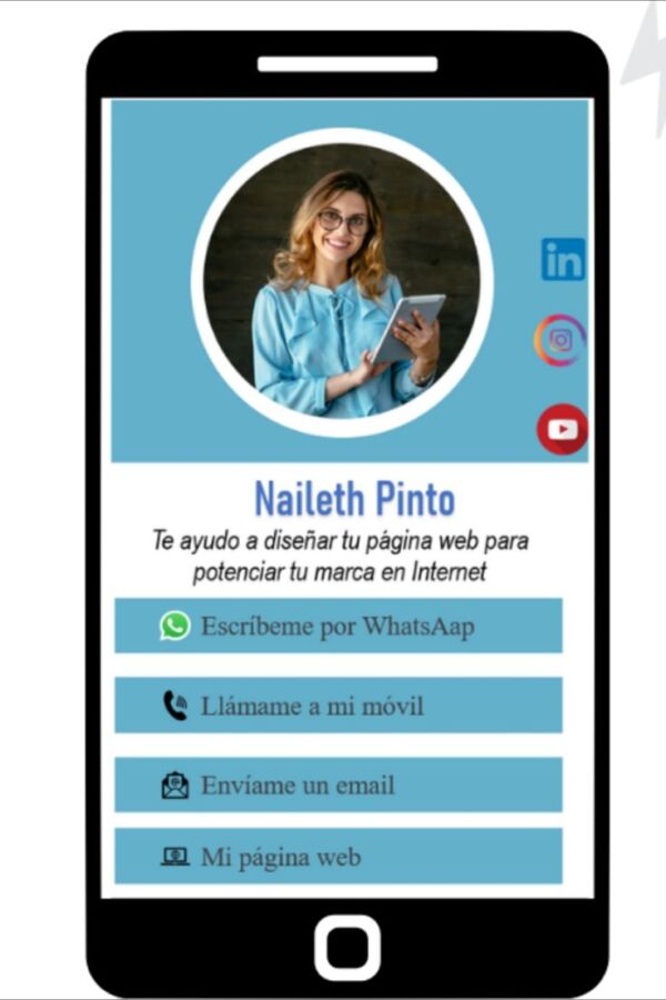 Digital Card + Custom QR code - Imagen 2